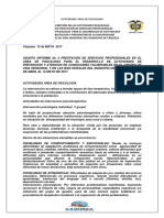 INFORME PSICOLOGIA 13 12 de ABRIL - MAYO-2017