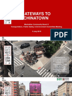 July 2019 Presentation On Gateways To Chinatown Project