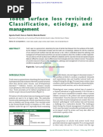 Tooth Surface Loss Revisited