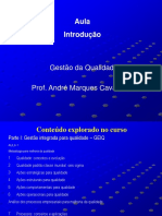 Aulas de Gestão Da Qualidade