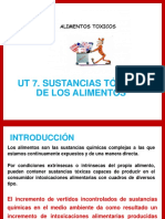 Ut 7. Sustancias Tóxicas de Los Alimentos