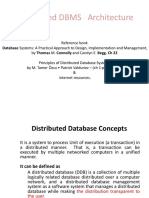 Distributed DBMS Architecture