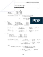 Student Solutions Chapter 8 Cost Volume Profit Analysis