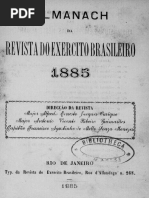 Almanaque Da Revista Do Exército Brasileiro - 1885 