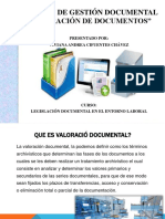 PGD Valoración Documental