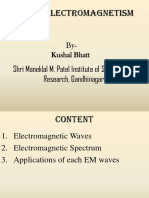 Unit-1 Electromagnetism: Kushal Bhatt