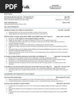 Devon Wolk Resume