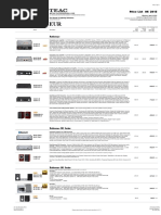 TEAC Price List