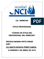 Código de Ética Del Profesional Del Derecho