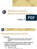 Multinational Market Regions and Market Groups