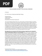 Fairfax NAACP Letter On FCPD Policies On Gangs and Implicit Bias Training