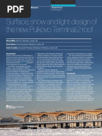 Surface, Snow and Light: Design of The New Pulkovo Terminal 2 Roof