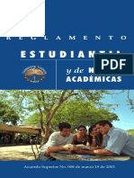 Reglamento Estudiantil - Acuerdo Superior 008 de 2003 PDF