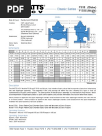 Classic Series F518 (Globe), F1518 (Angle) Specification Sheet