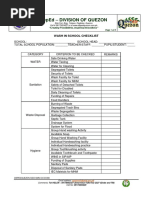 WINS Checklist Sample Ctto: DePedQuezon