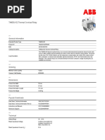 TA80DU-52 Thermal Overload Relay