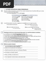 Exercices Passcomp Pronominaux Et Negation PDF