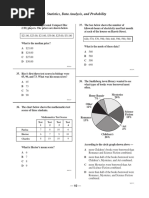 Statistics, Data Analysis, and Probability: Mathematics Test Scores Test Test Test Test 1 2 3 4 Parisa Hector Charles