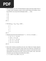 Acak Matematika Pariwisata