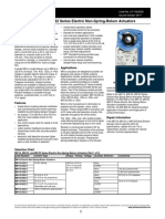 M9116, M9124, and M9132 Series Electric Non-Spring-Return Actuators