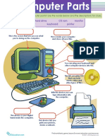 Monitor Harddrive: Monitor Mouse Hard Drive Keyboard CD Rom Printer USB Port