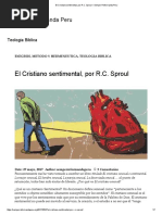 El Cristiano Sentimental, Por R.C PDF