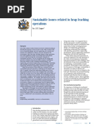 Sustainable Issues Related To Heap Leaching Operations: by J.F. Lupo