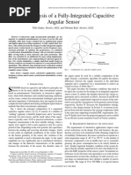 System Analysis of A Fully-Integrated Capacitive Angular Sensor