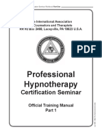 Professional Hypnotherapy: Certification Seminar