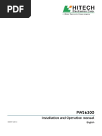 Hitech - Pws 6300 S S - Manual PDF