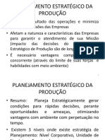 Planejamento Estrategico Da Producao