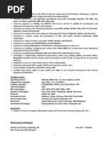 Java Sample Resume