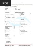 Ejemplo de Informe Test Bender