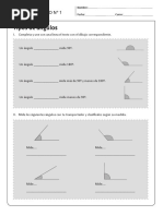 Tipos de Angulos