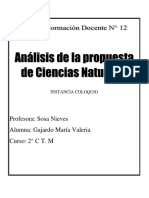 Analisis de La Planificacion Naturales