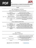 Agenda Effects of Demonetisation On Political Financing and Black Money