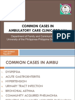 Common Cases in Ambulatory Care Clinic For Lu6