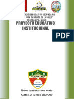 Proyecto Educativo Institucional 2018