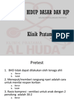 Bantuan Hidup Dasar Dan RJP: Dalam Pertolongan Pertama