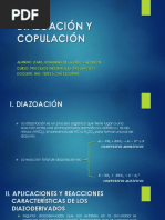 Diazotación - Copulacion