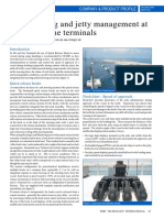 Safe Mooring and Jetty Management at Oil/gas Marine Terminals