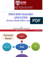 Process Hazard Analysis: (Failure Mode Effect Analysis)