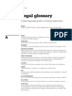 Legal Glossary PDF