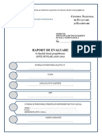 Raport de Evaluare Clasa Pregatitoare 2018 2019