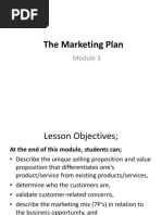 The Marketing Plan