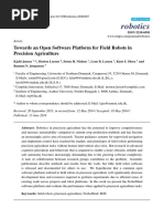 Robotics: Towards An Open Software Platform For Field Robots in Precision Agriculture