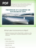 Prevention of Calamities On Autonomous Ships