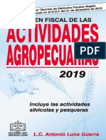 Régimen Fiscal de Las Actividades Agropecuarias 2019