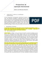 1994 Perspectivas Da Cooperacao Internacional Celso Amorim PDF