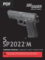 P2022 S SP2022 M: Owners Manual: Handling & Safety Instructions